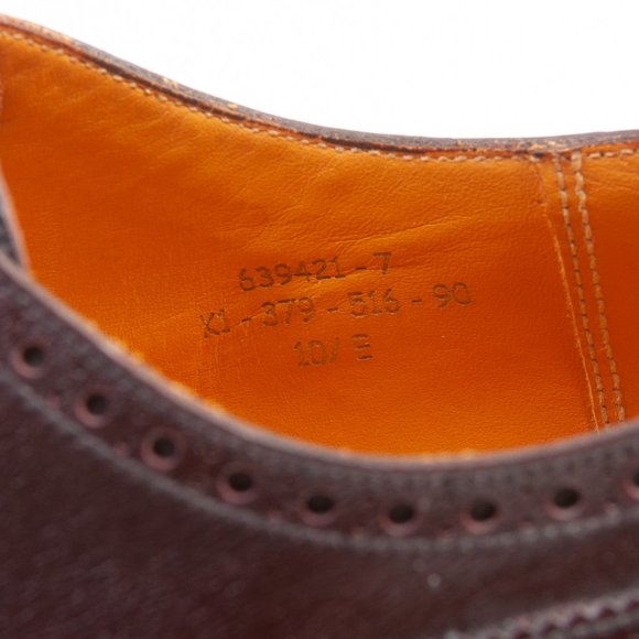 J.M. Weston Chestnut Brown Longwing Shoes - Picture 6 of 7